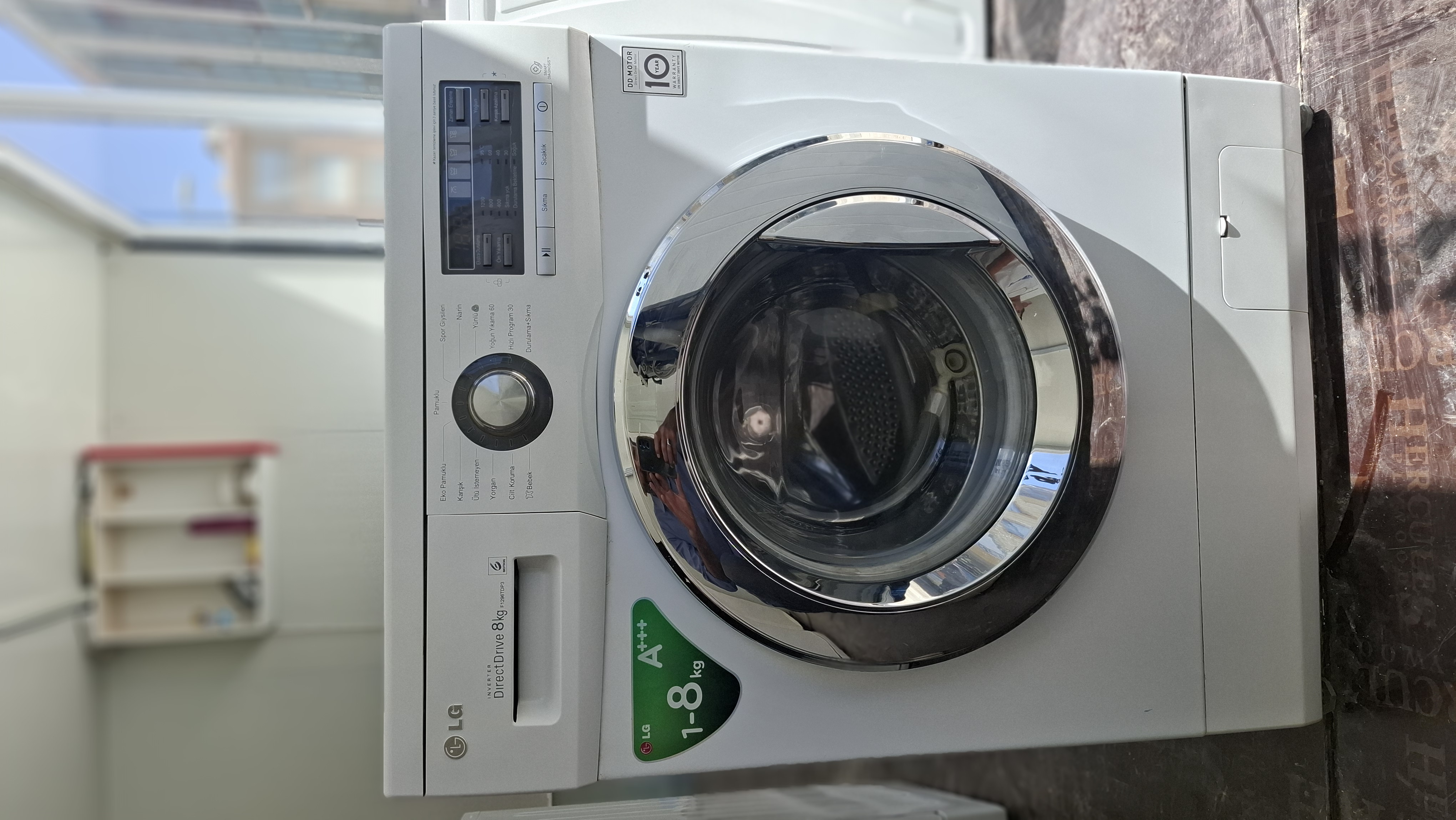 LG 8 KG ÇAMAŞIR MAKİNASI