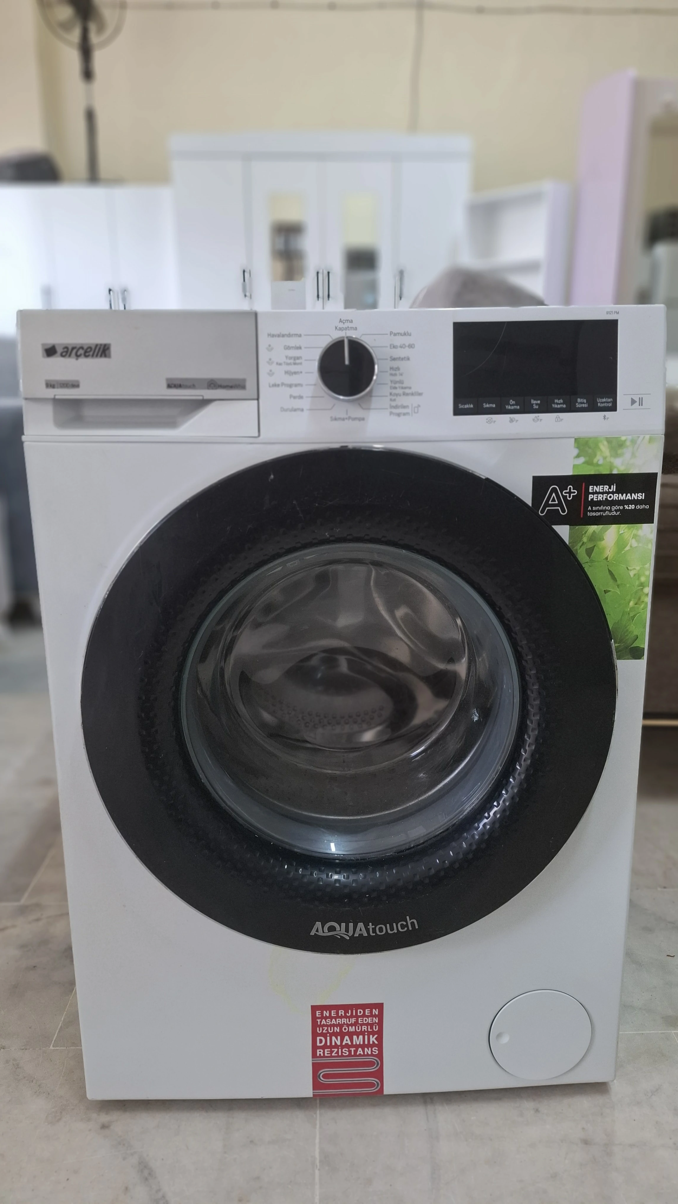 arçelik 9 kg yeni seri çamasır mak